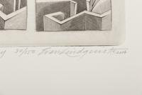 Collection of eight prints from the Print Club of Albany