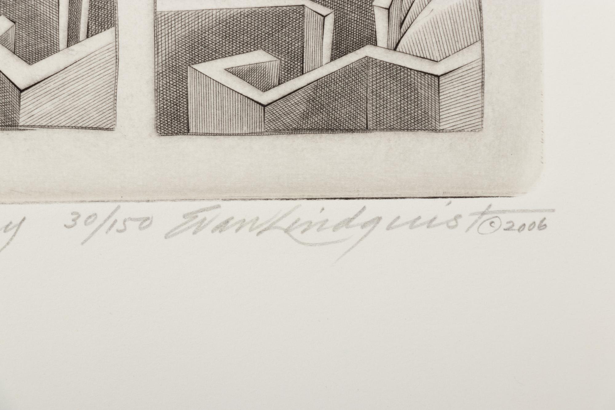 Collection of eight prints from the Print Club of Albany
