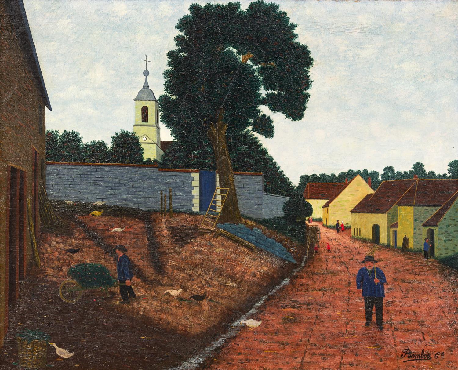 Scène de village