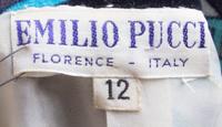 An Emilio Pucci Multicolor Velvet Jacket, Size 12.