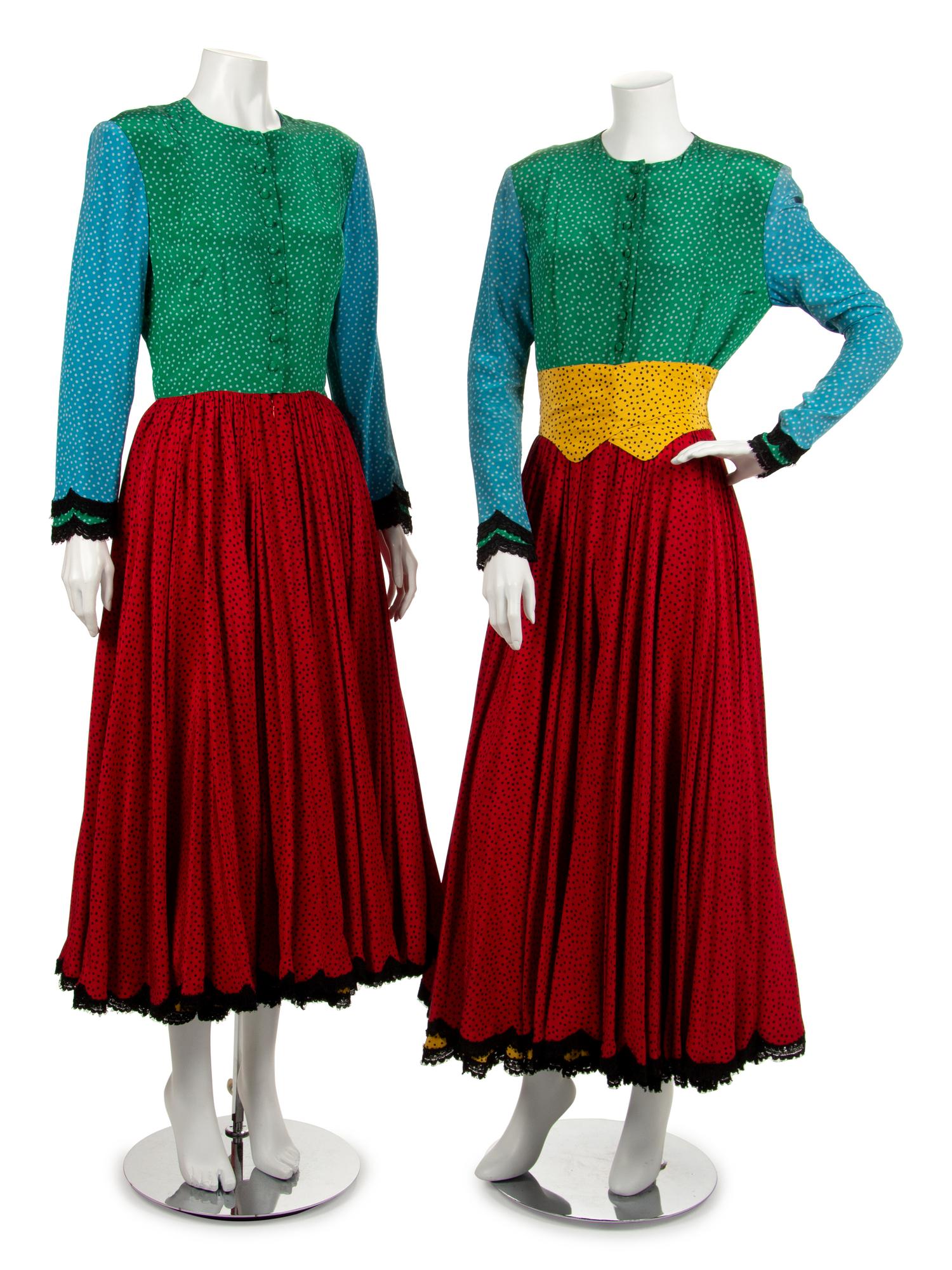 Two Geoffrey Beene Dresses, Spring 1988