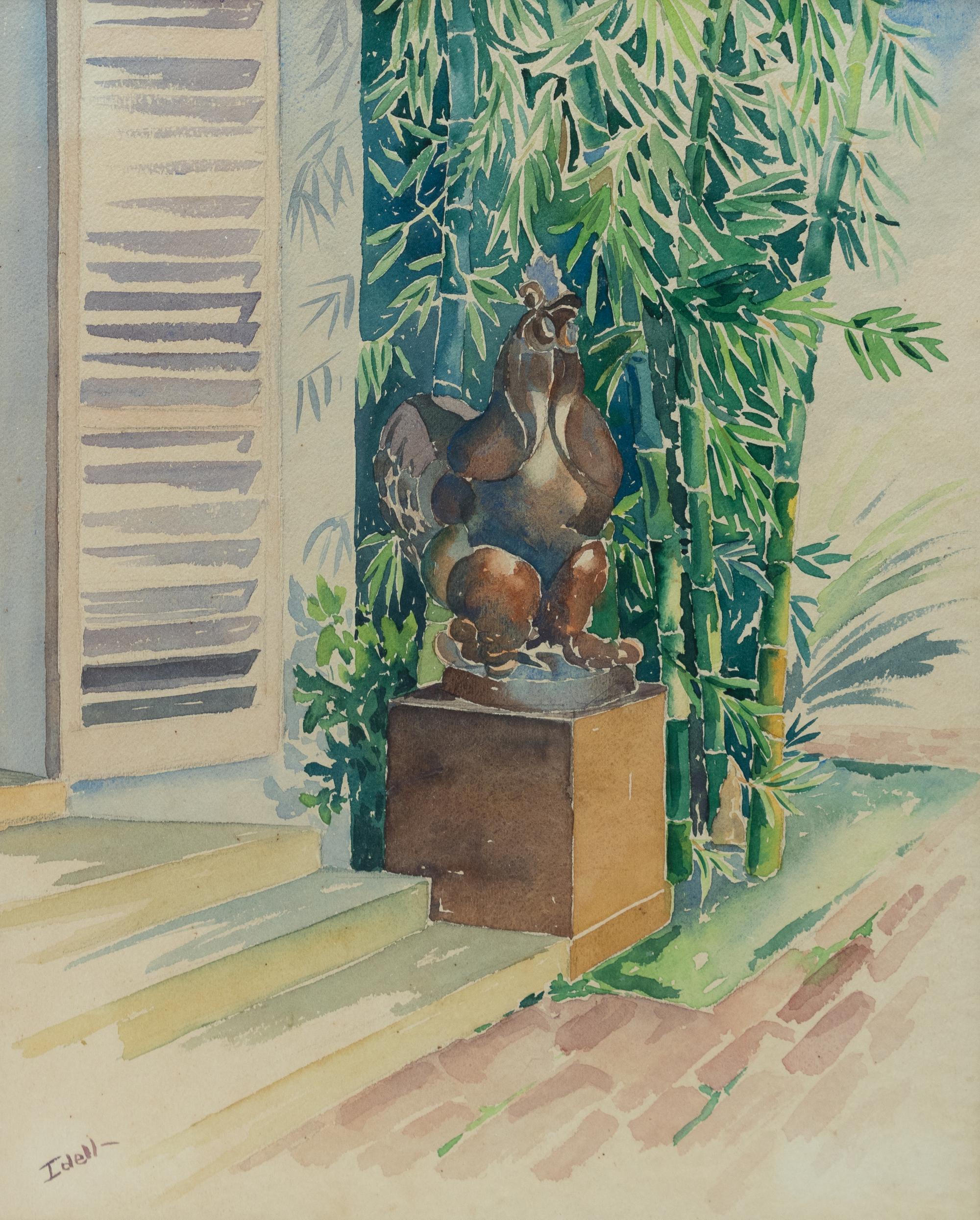 Idell,(American, 20th Century),Two Bahama Views,watercolor, each signed.