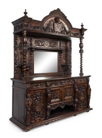 A Renaissance Revival Carved Oak Server
