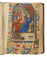 PARISIAN WORKSHOP Book of Hours, in Latin and French, illuminated manuscript on parchment [France, Paris, c. 1450]