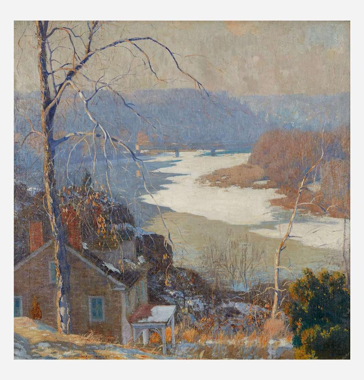 Daniel Garber (American, 1880–1958) Up the River, Winter