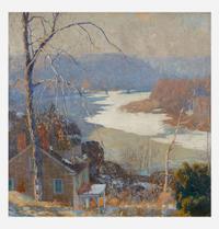 Daniel Garber (American, 1880–1958) Up the River, Winter