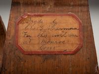[CIVIL WAR]. Two Civil War stirrups. Made by Charles G. Sherman, Monroe, CT.