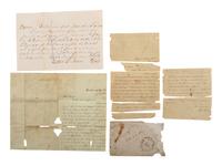 [CIVIL WAR]. A group of documents and letters from North Carolina.