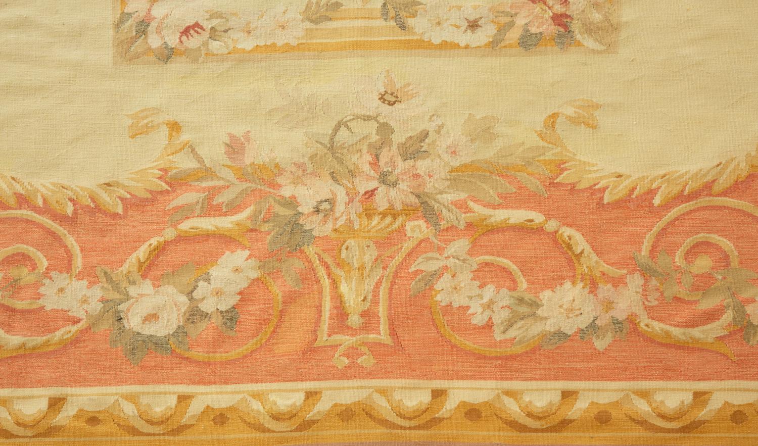 An Aubusson Style Wool Carpet