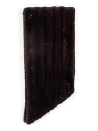 A Brown Mink Fur Shawl