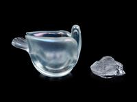 Two Lalique Glass Articles