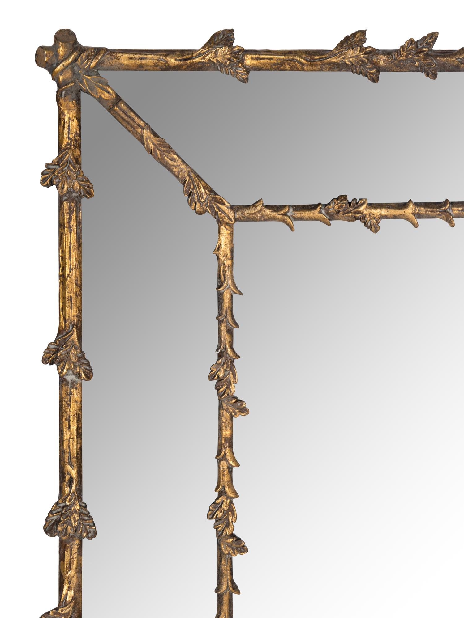 An English Giltwood Mirror