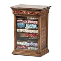 A Brighton Silk Garter Advertising Store Display Case