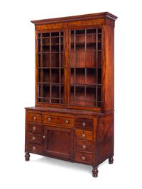A Federal Mahogany Bookcase