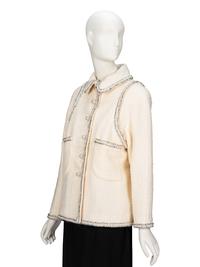 Chanel, Metallic Trim Tweed Jacket
