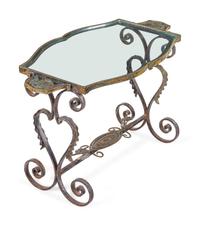A Continental Bronze Occasional Table