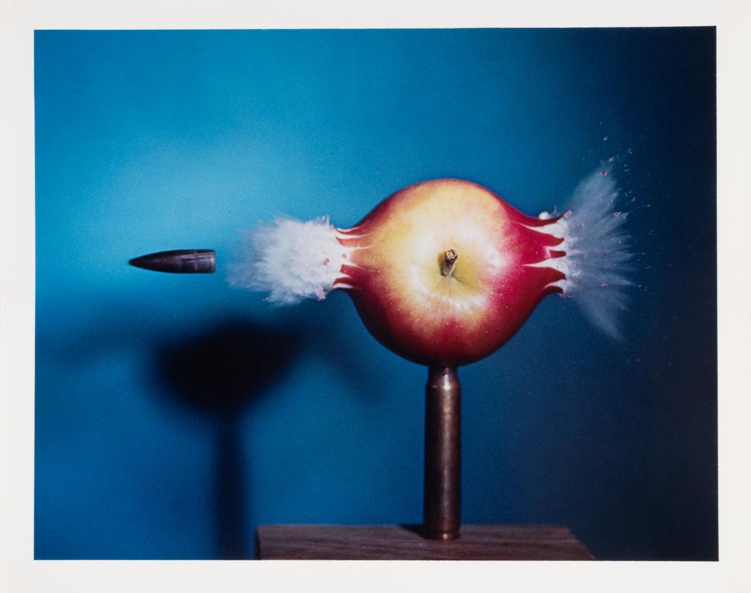 Bullet through apple , 1964