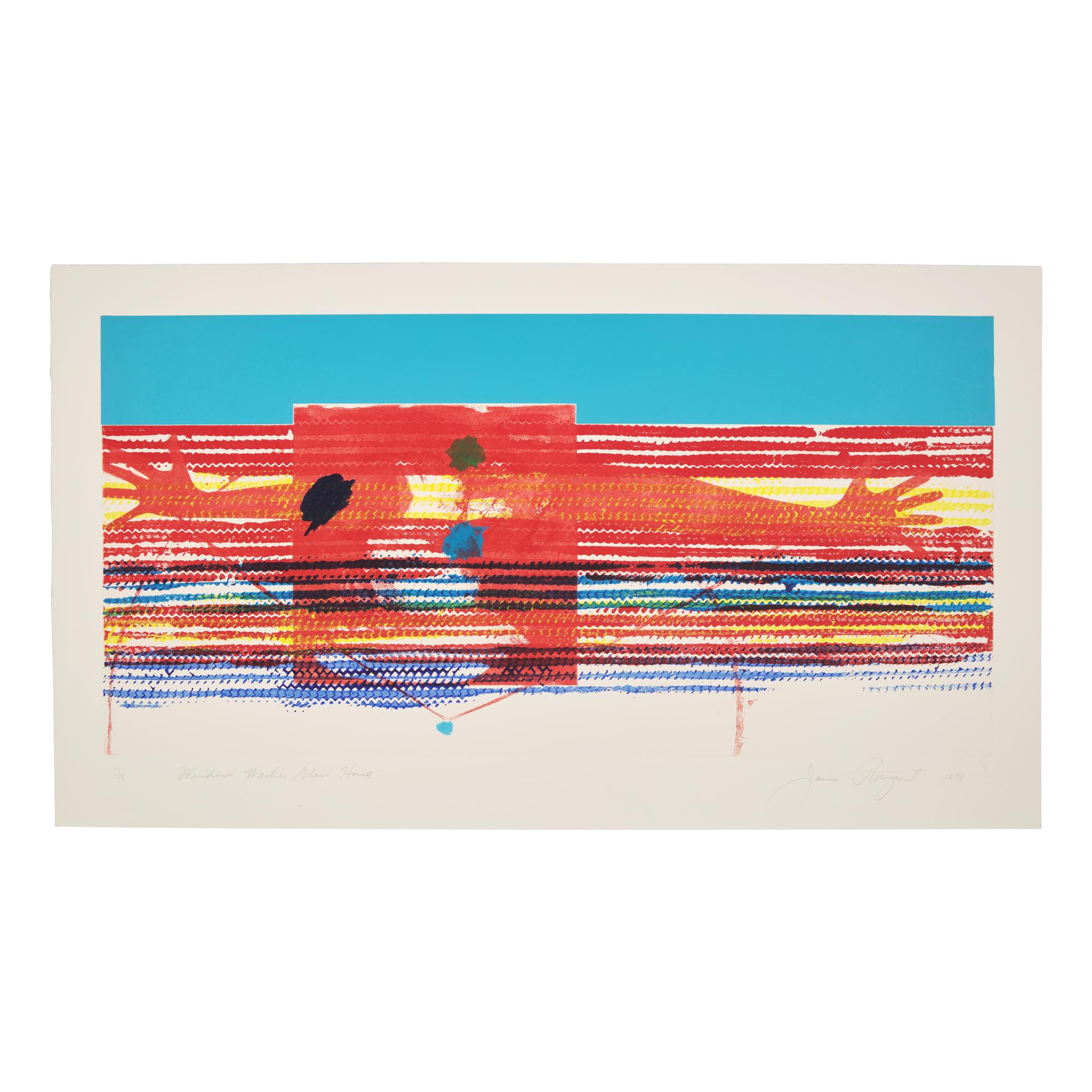 James Rosenquist (American, 1933-2017) — A pair of works (Window Washer Glass House ; Window Washer Glass House (2nd state) , 1978
