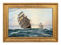 Study for The Flying Fish and The Flying Cloud