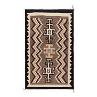 Bessie Yazzie (Diné, 20th century) — Navajo Two Grey Hills [Rug]