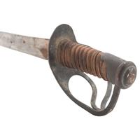 Confederate Cavalry Saber in Wooden Scabbard by Kraft, Goldschmidt & Kraft or H. Marshall