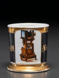 A Photographer's Porcelain Occupational Shaving Mug
