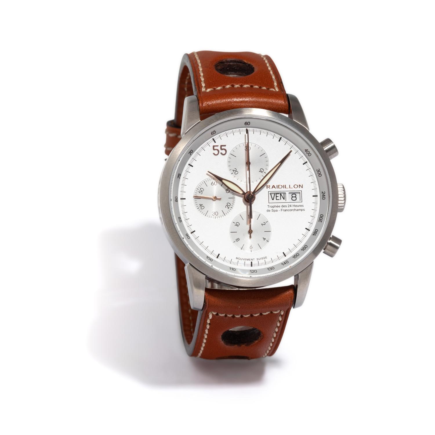 RAIDILLON, REF. 42AUT054 STAINLESS STEEL LIMITED EDITION CHRONOGRAPH WATCH