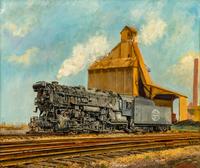 Locomotive and Silo