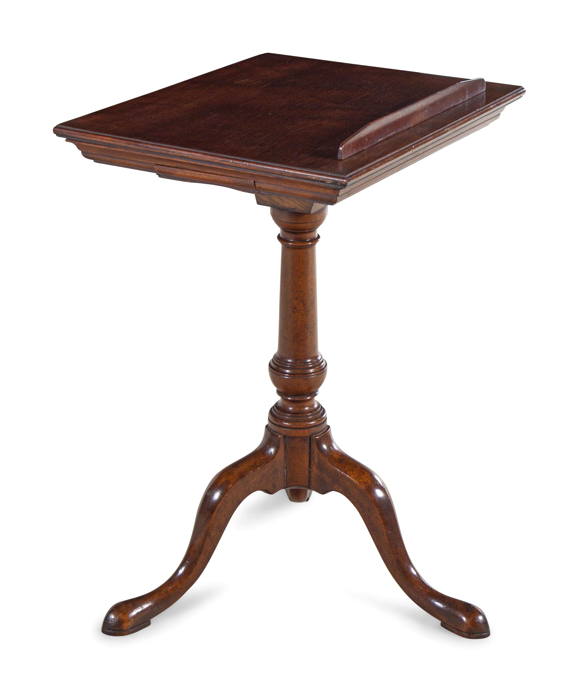 A George III Style Mahogany Adjustable Bookstand