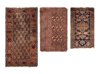 Three Persian Wool Area Rugs
