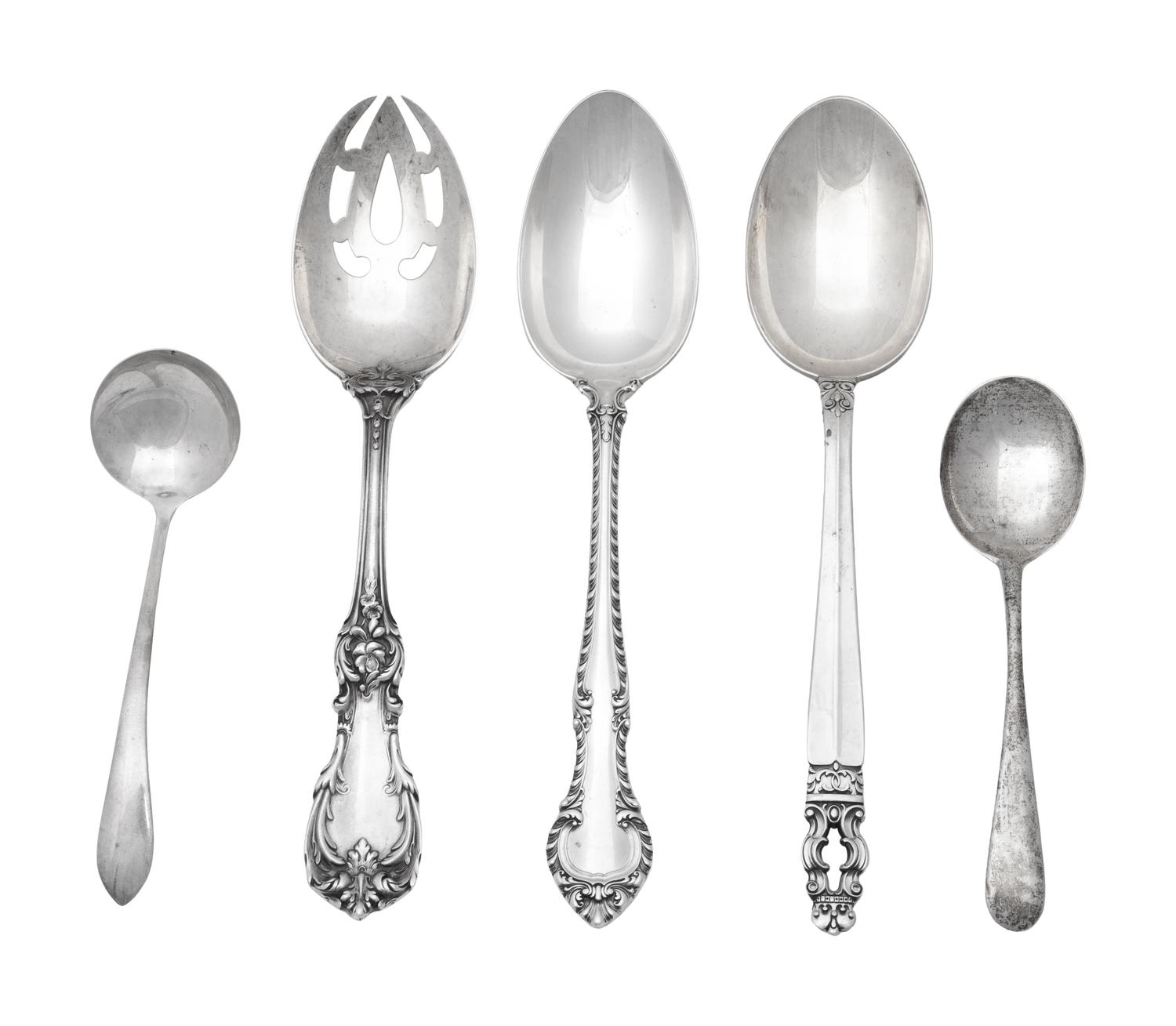 A Silver Flatware Set in the Madrigal Pattern by the Lunt Silver Company