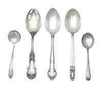 A Silver Flatware Set in the Madrigal Pattern by the Lunt Silver Company