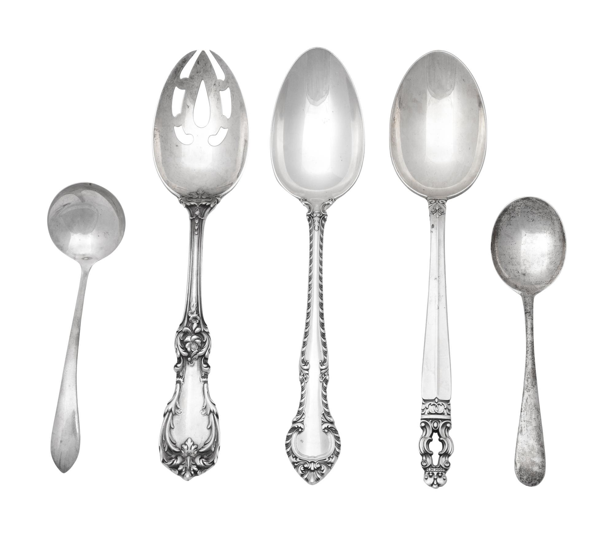 A Silver Flatware Set in the Madrigal Pattern by the Lunt Silver Company