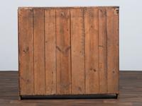 A Country Grain-Painted and Parcel Gilt Pine Apothecary Chest
