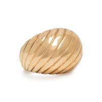 YELLOW GOLD BOMBE RING