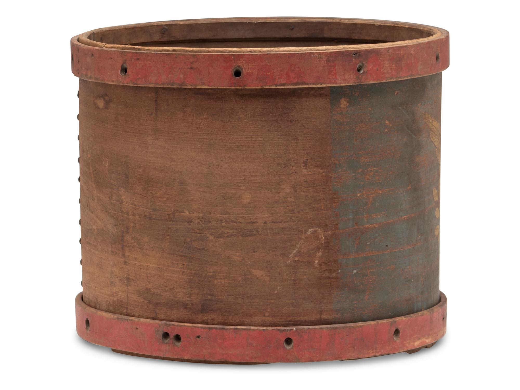 A Civil War Painted Militia Drum