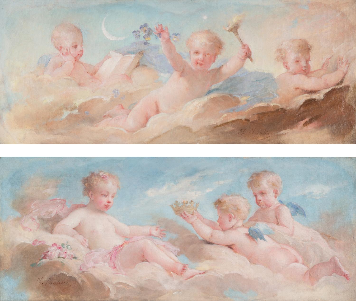 Putti (a pair of works)