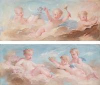 Putti (a pair of works)