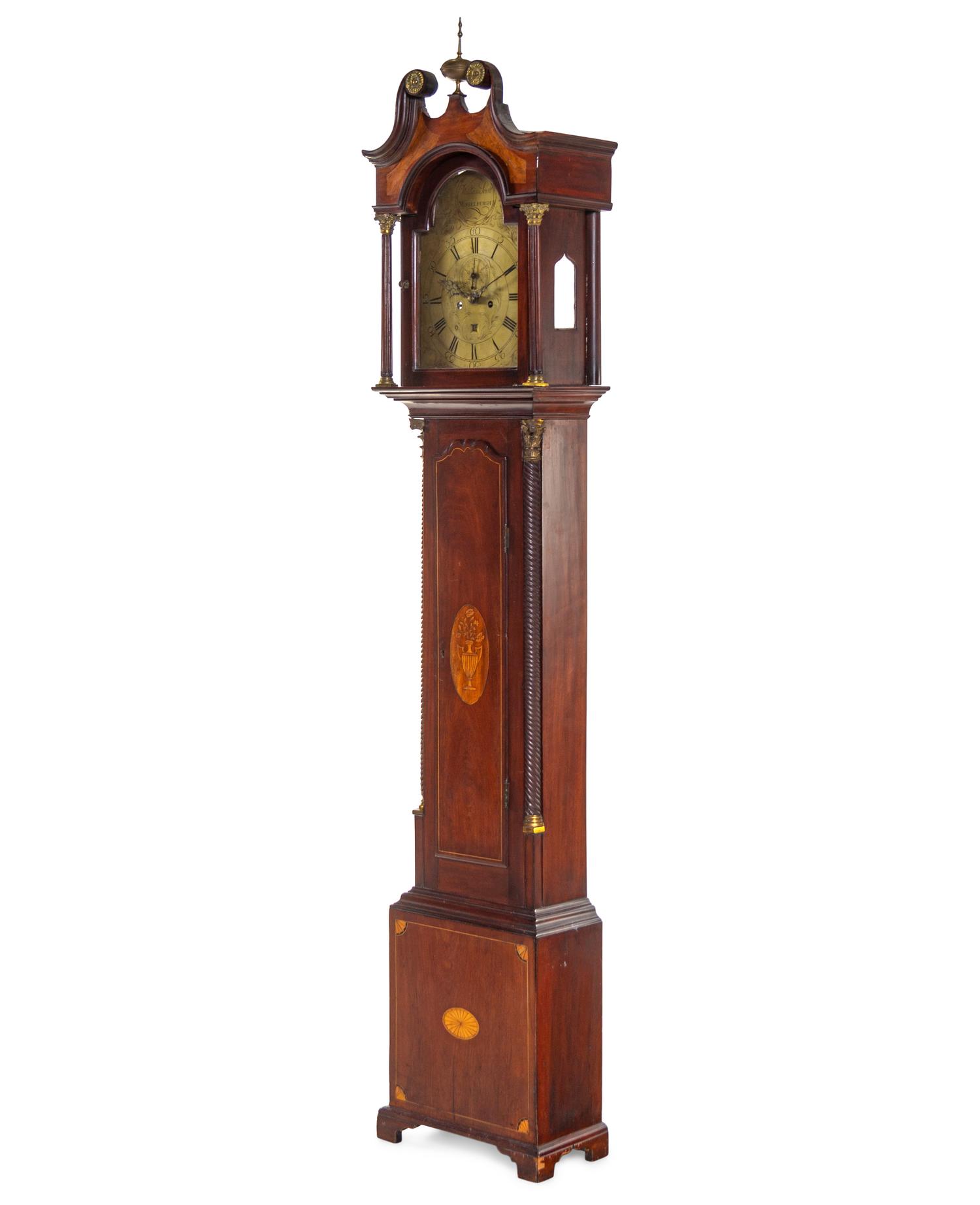 A Scottish George III Mahogany Tall Case Clock