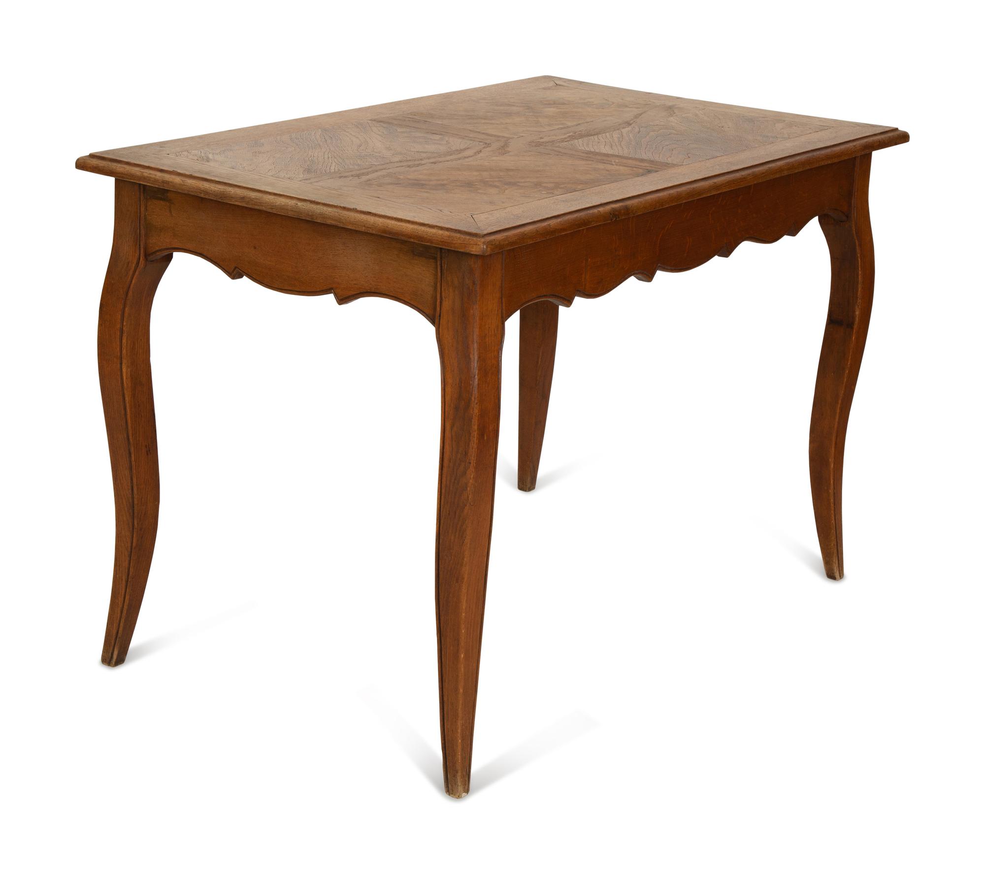 A French Provincial Style Walnut Table