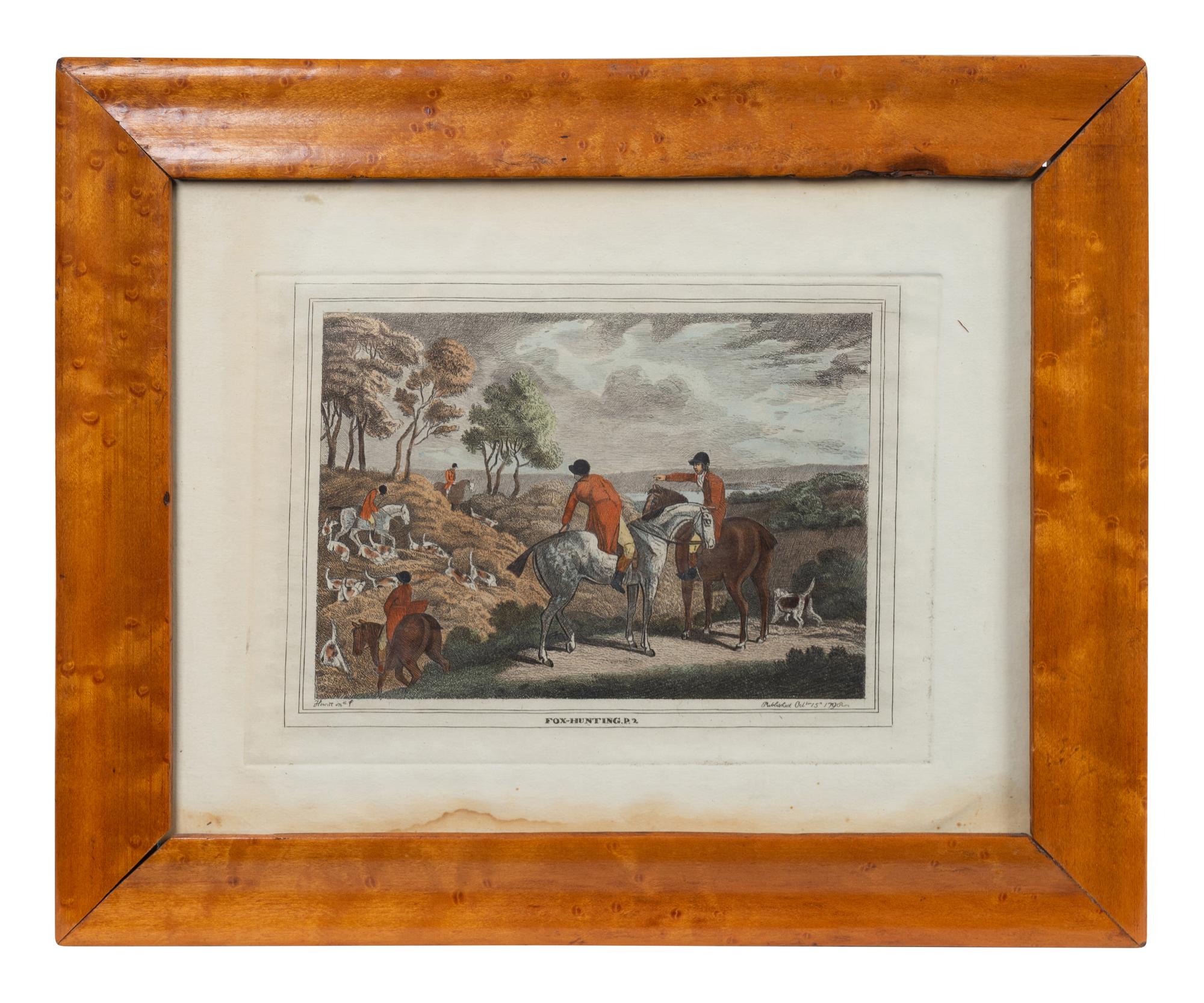 A Collection of Six Equestrian Engravings After Samuel Howitt (English, 1756-1822)