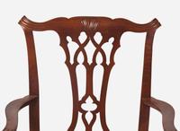 A Chippendale Carved Walnut Armchair