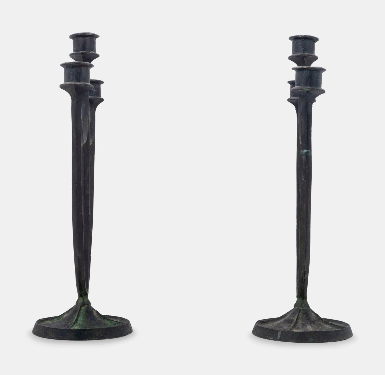 Pair of Candlesticks, 1918