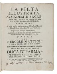 [17th CENTURY PRINTING - ITALY]. A group of 5 works, comprising: