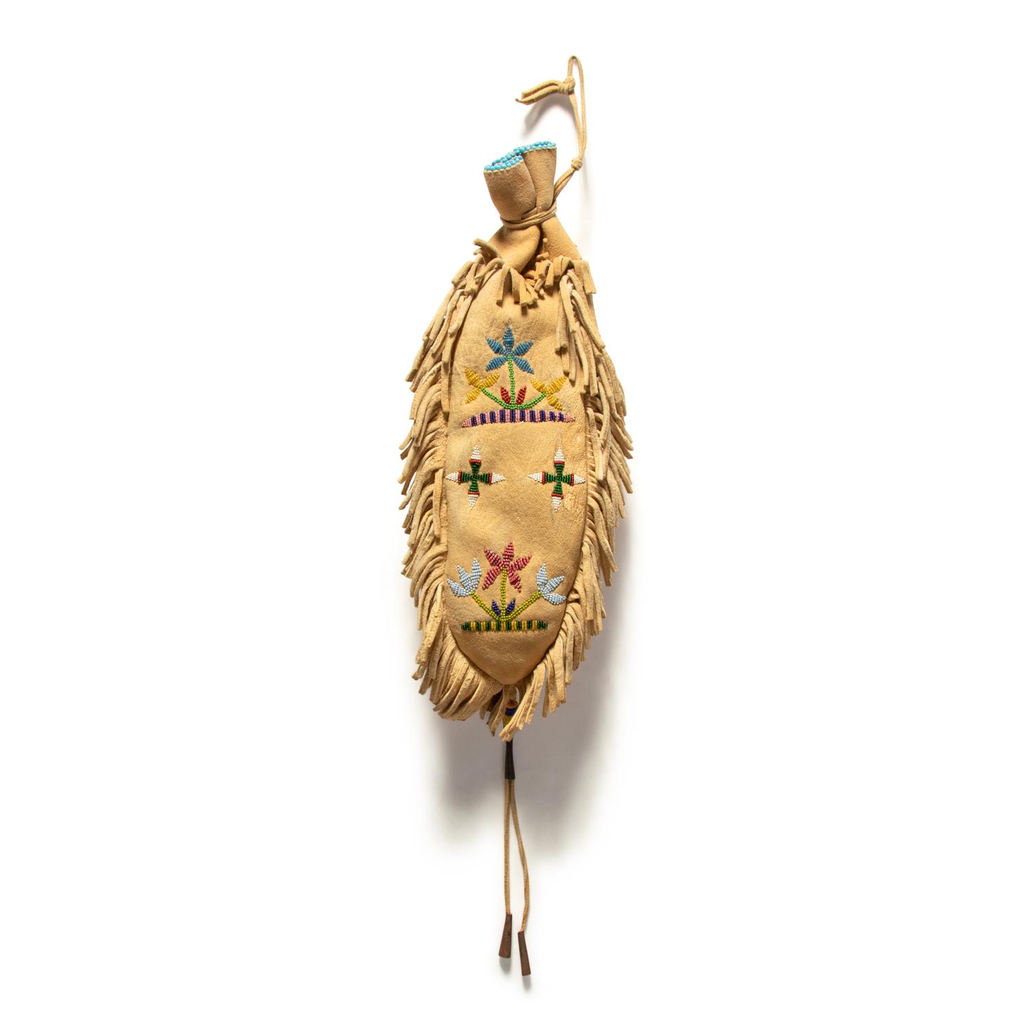 Sioux Beaded Three-Sided Bag