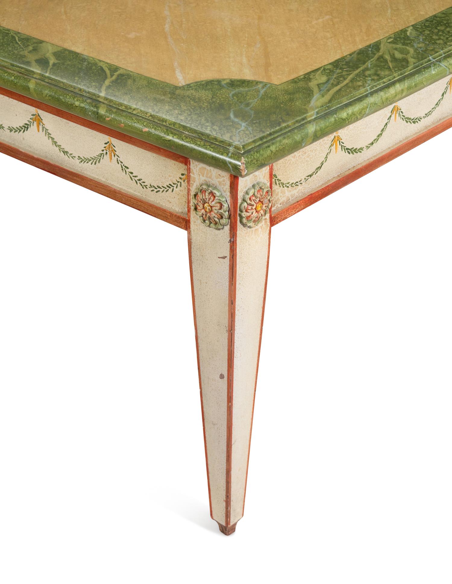An Italian Painted Low Table