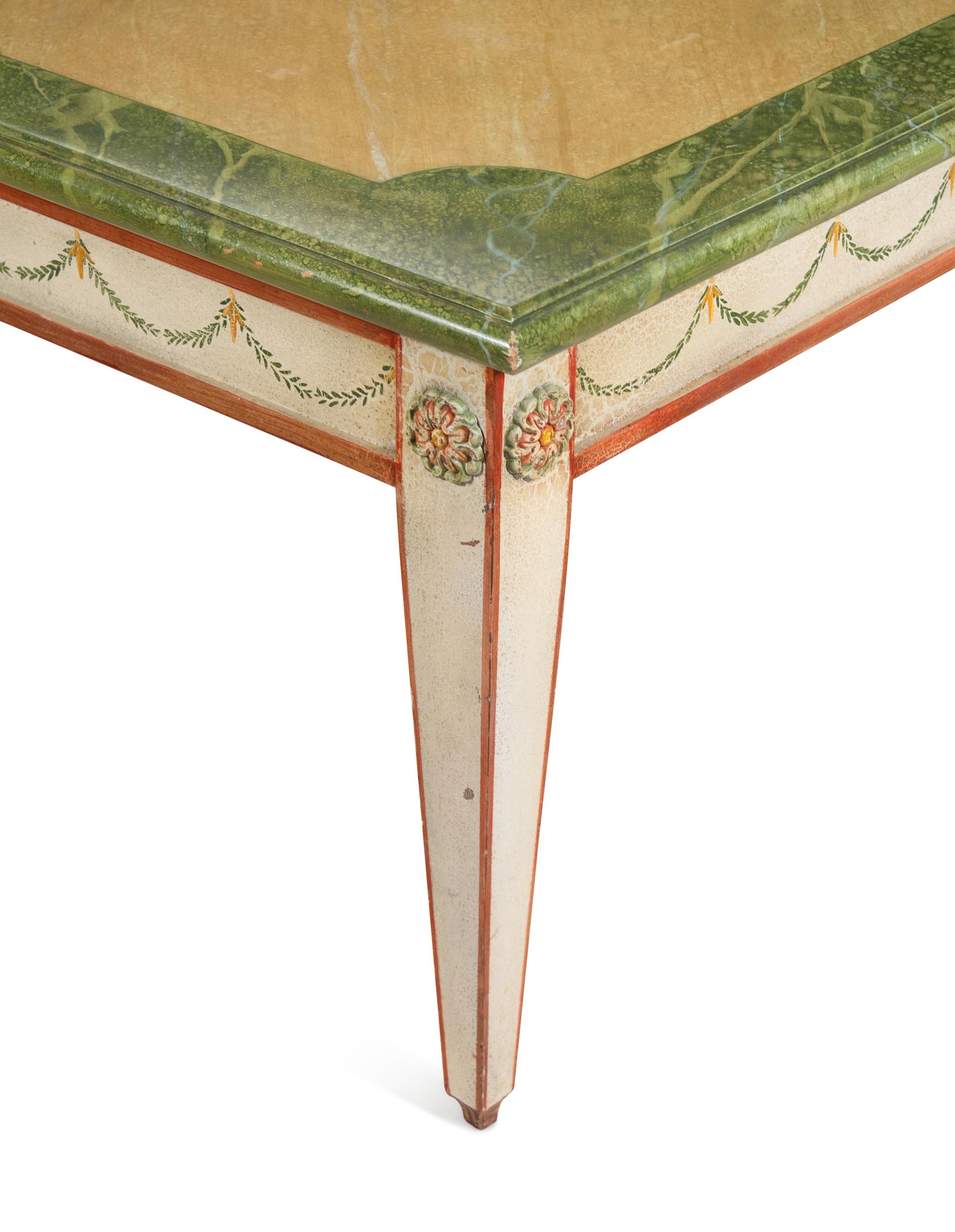 An Italian Painted Low Table