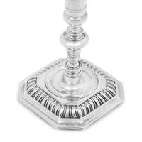 A William III Britannia Silver Taper Stick