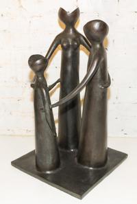 A Bronze Sculpture Height 22 3/4 inches.