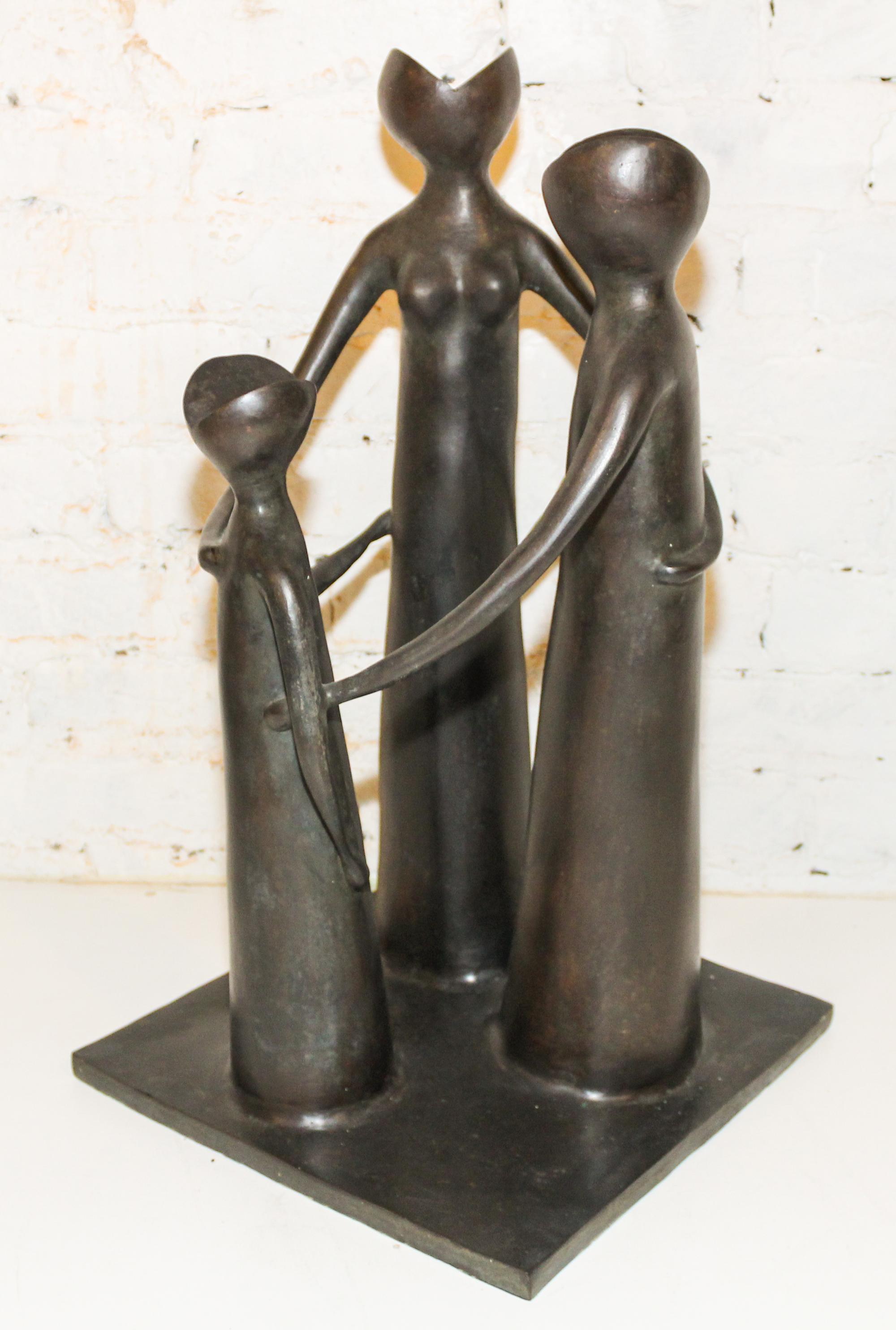 A Bronze Sculpture Height 22 3/4 inches.